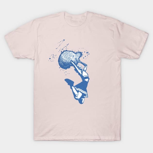 Cheeleader jumping with pom poms - 03 T-Shirt by SPJE Illustration Photography